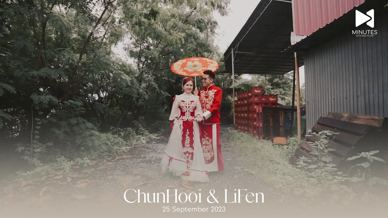 Still from Chun Hooi & Li Fen, Traditional Chinese Wedding film