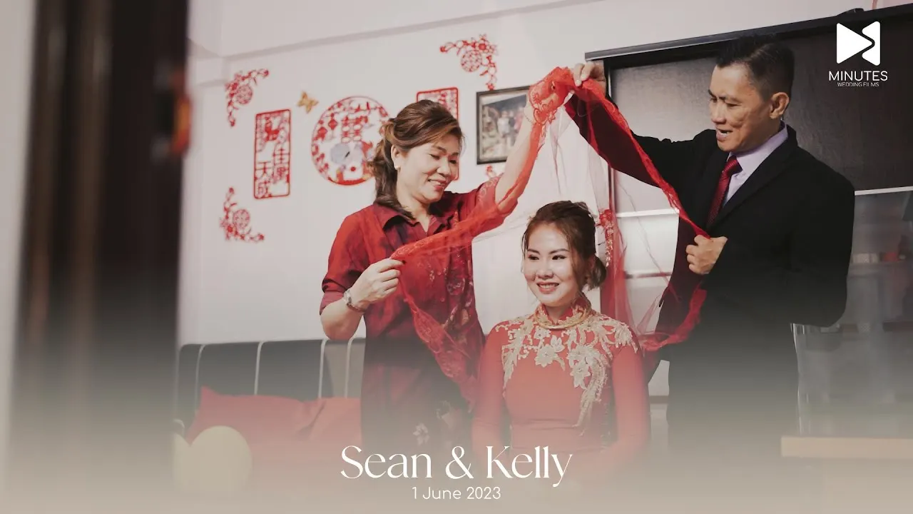 Still from Sean & Kelly, Traditional Chinese Wedding film